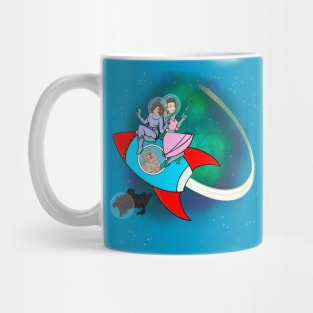 Intrepid space puppers Mug